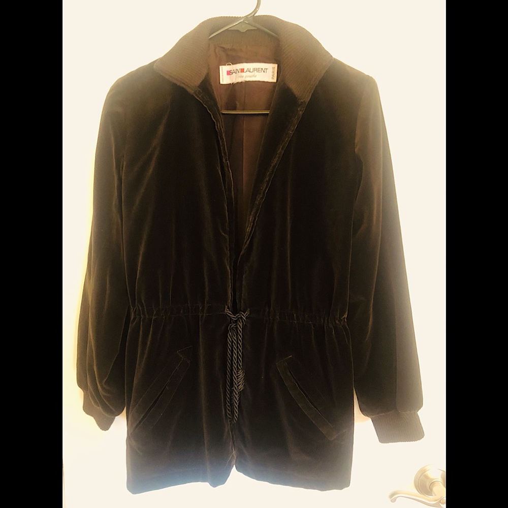 Saint Lauren Vintage velvet jacket Size 10